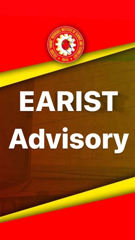 earist start of classes 2023|EARIST Advisory: Extension of the Opening of Classes for the .